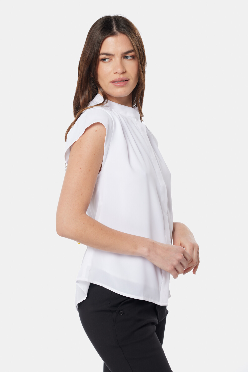 BLUSA MANGA CORTA Blanco