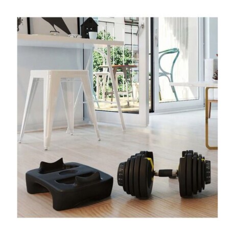 Mancuerna ajustable de 2.5 a 20kg Best Negro