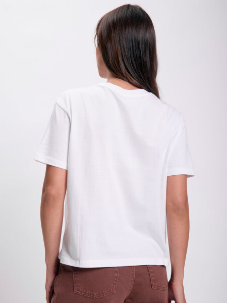Remera estampa Paris Blanco