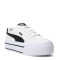 Championes de Mujer Puma Court Classic Vulc Fs Plataforma Blanco - Negro