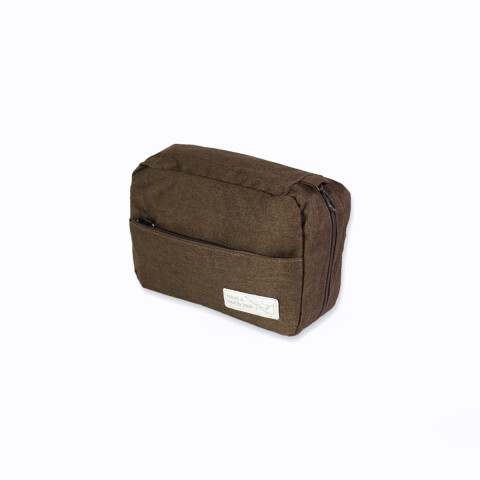 NECESER MARRON P/VIAJE 22.5X8X14.5CM Unica
