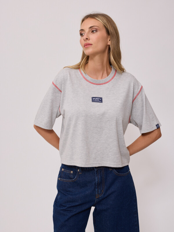 T-SHIRT RUTSU RUSTY Gris Melange