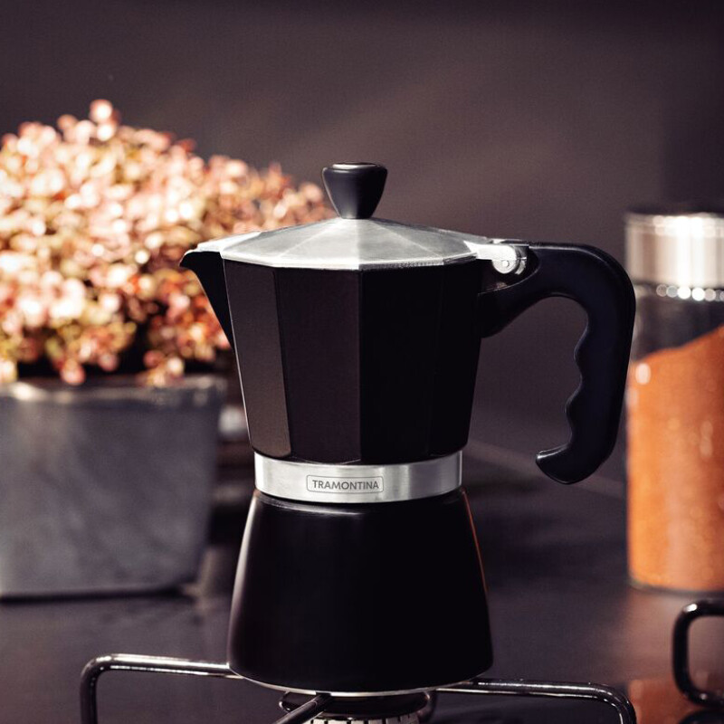 CAFETERA EXPRESSO ITALIANA 0.32 LT - ALUMINIO NEGRA - 61768/020 CAFETERA EXPRESSO ITALIANA 0.32 LT - ALUMINIO NEGRA - 61768/020