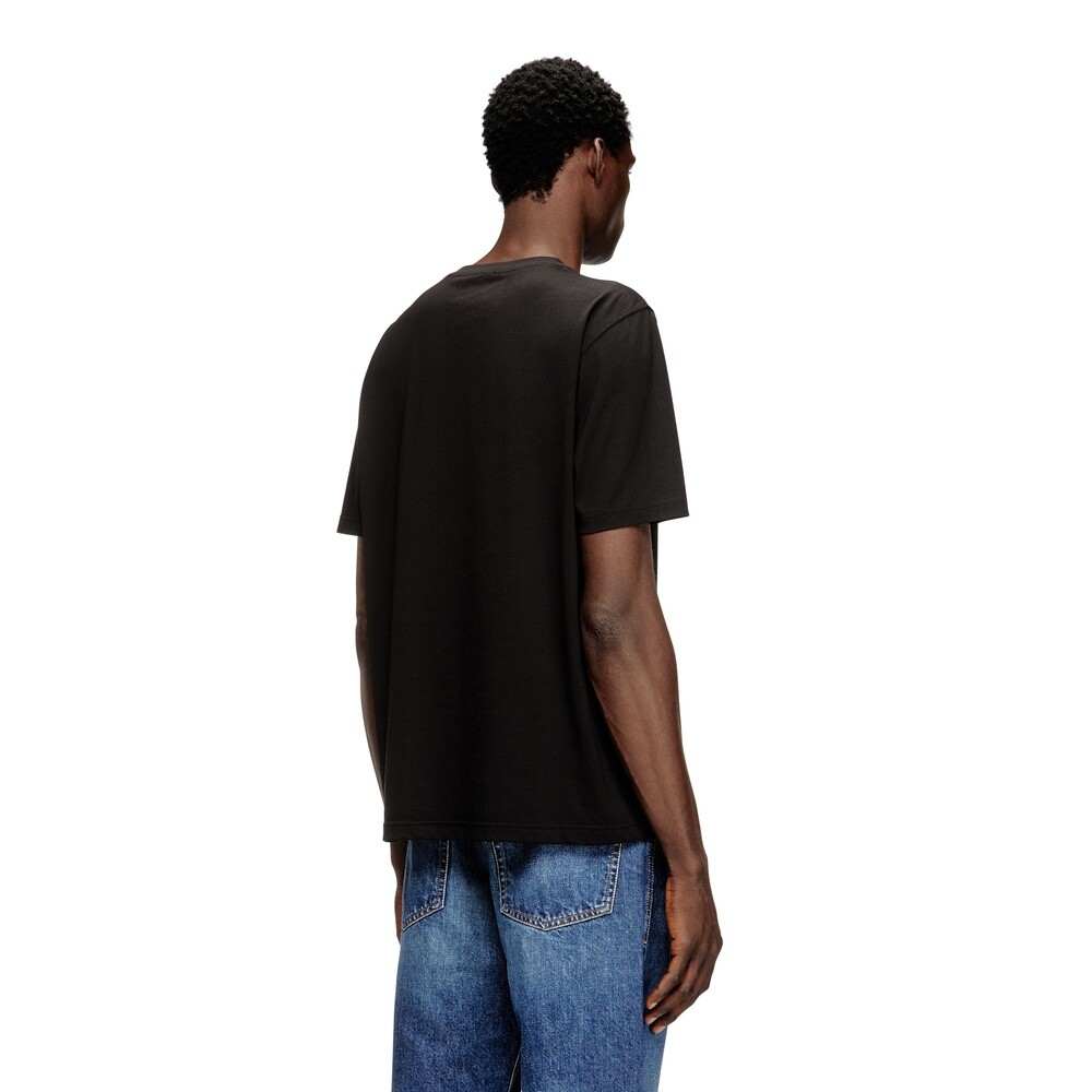 Polos Urbano Para Hombre T-Adjust-V6 T-Shirt Negro