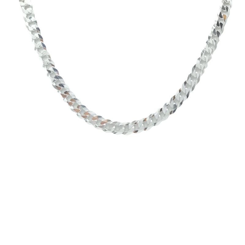 Cadena Cubana -Plata 925-Sin Piedra-CD3477 Sinpiedra