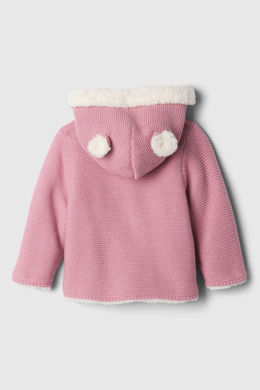 Canguro Con Corderito Con Botones Bebe Lilas Pink 16-1708 Tcx