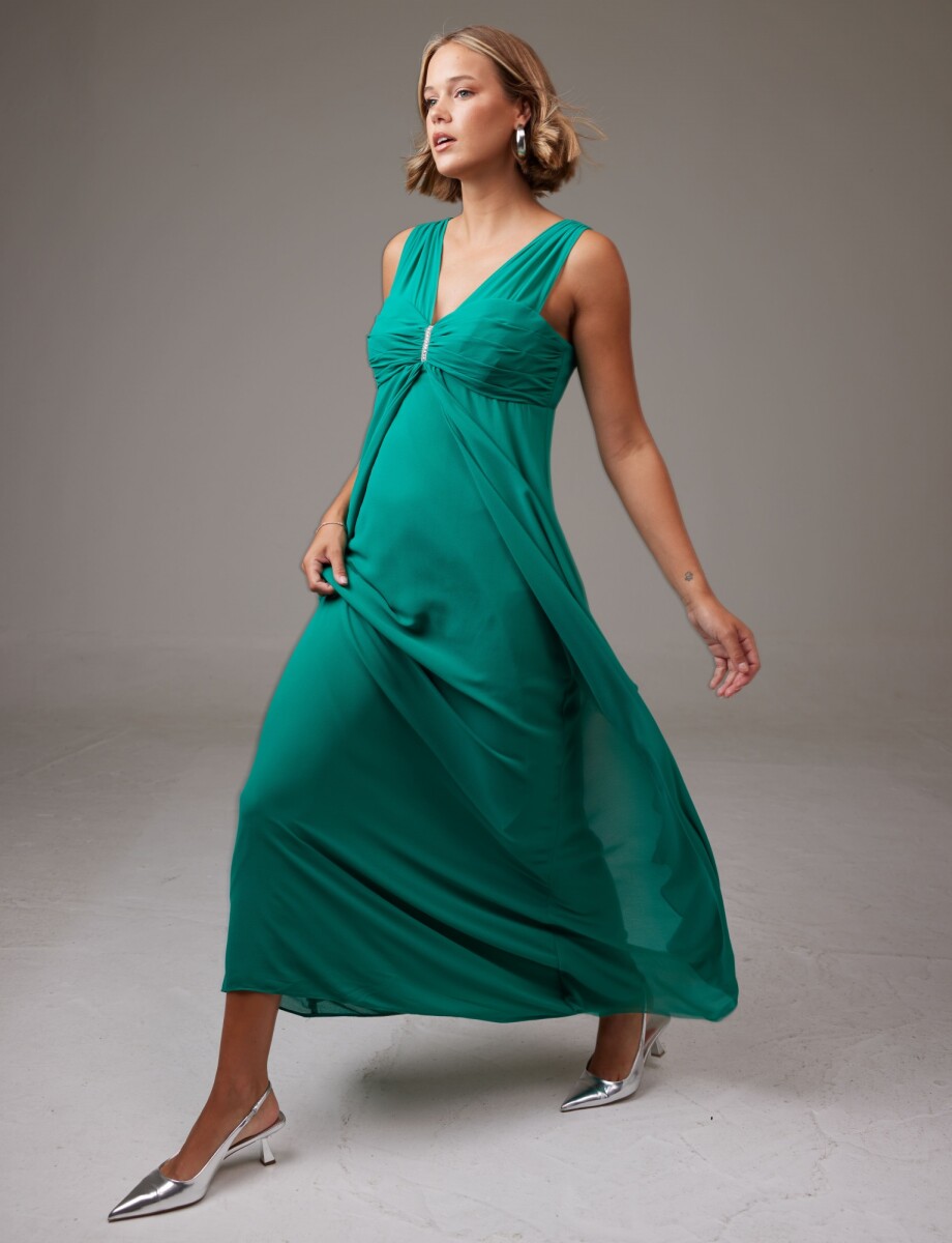 Vestido Maxi Colors - Verde 