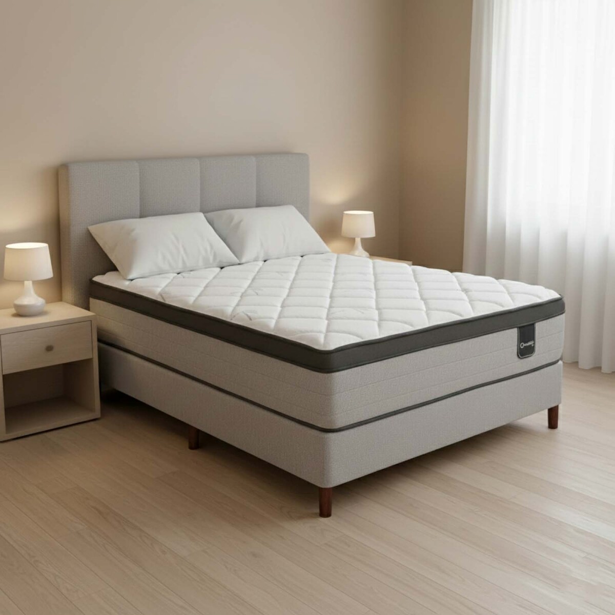 SOMMIER - DE RESORTES VELVET A 2 PLAZAS 