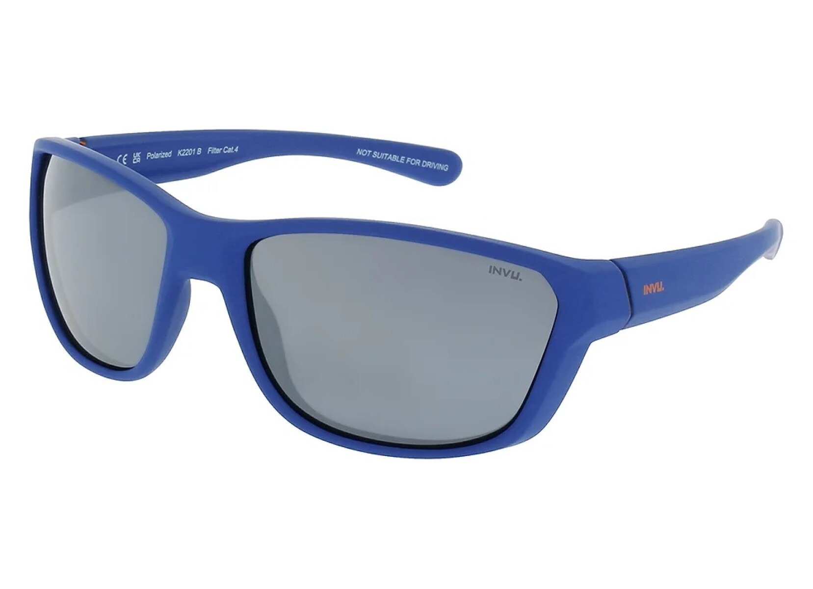 INVU Kids K2201B M.Blue Cat 4 Flex Polarized 