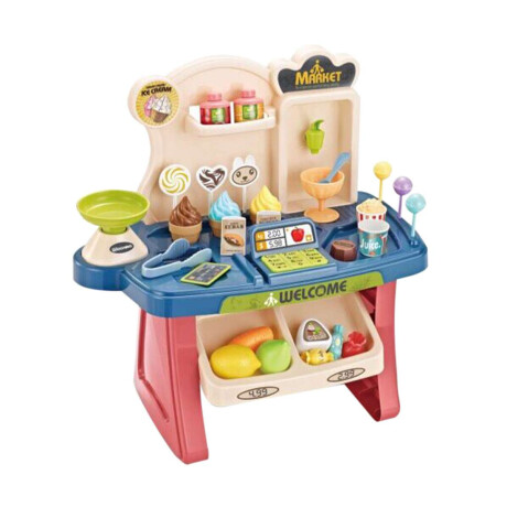 Caja Registradora con Luz Con Alimentos