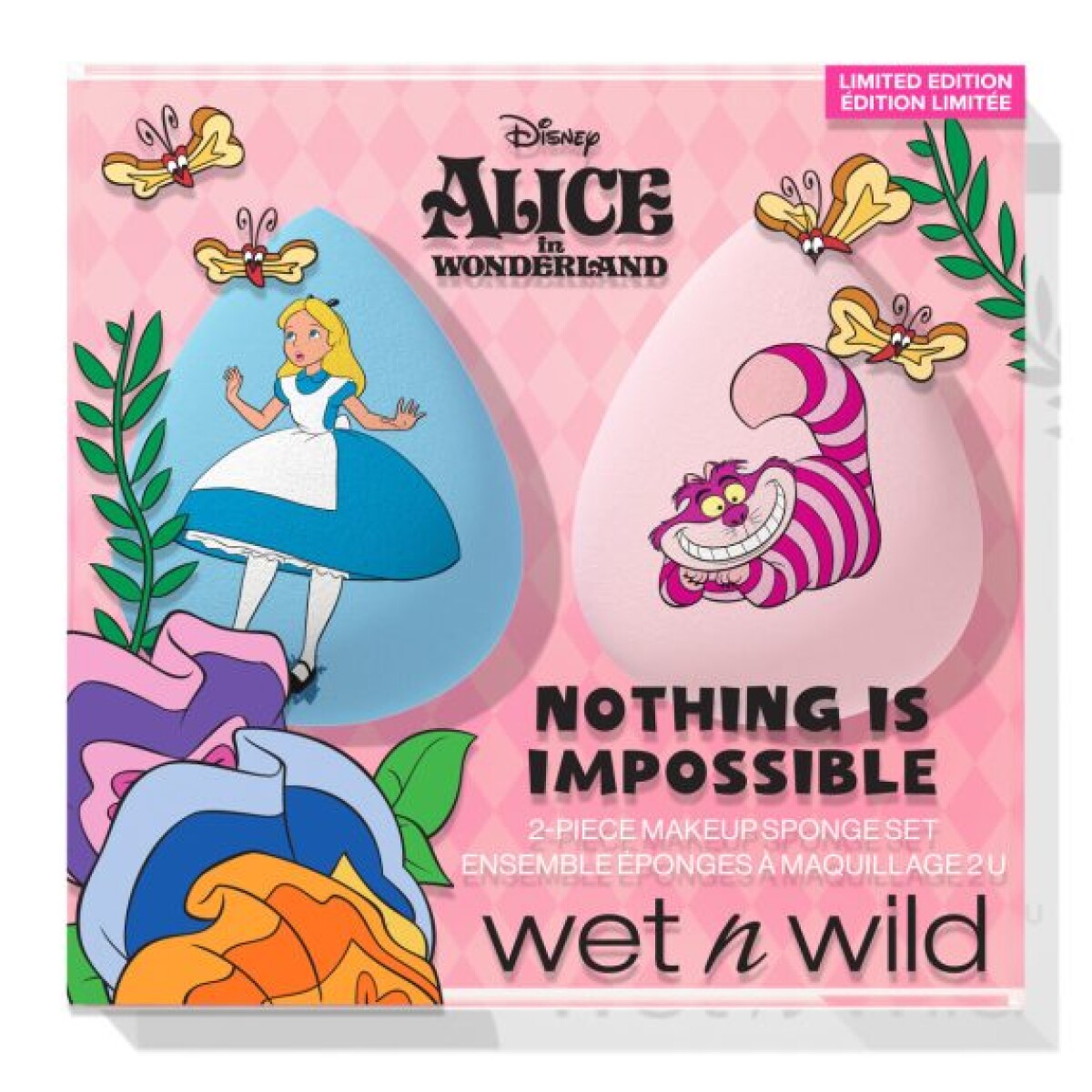 Wet n Wild- Alice Nothing Is Impossible 2-Piece Makeup Sponge Set 