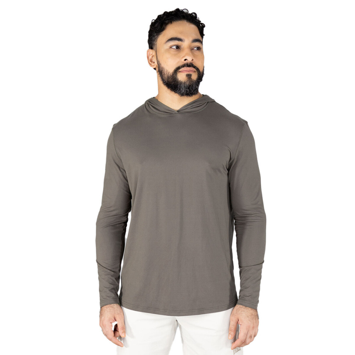 HOODIE MEN POLY/SPX EVERLAST E-DAY BR M6 - MARRÓN 