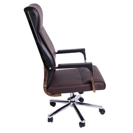 SILLA DE OFICINA MALLA MARRON TERRA