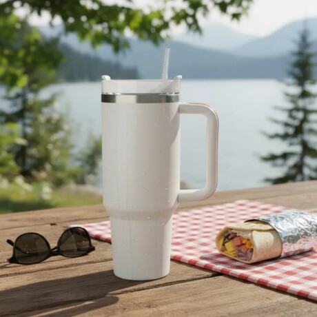 Vaso Térmico De Acero Con Asa 1L Medidas: Alto 26cm x Ø10cm Vaso Térmico De Acero Con Asa 1L Medidas: Alto 26cm x Ø10cm