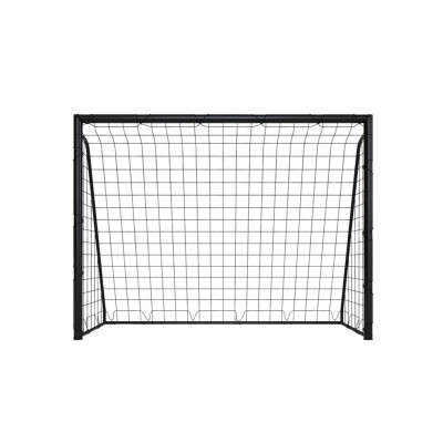 Arco de fútbol de metal negro 240 x150 cm Arco de fútbol de metal negro 240 x150 cm