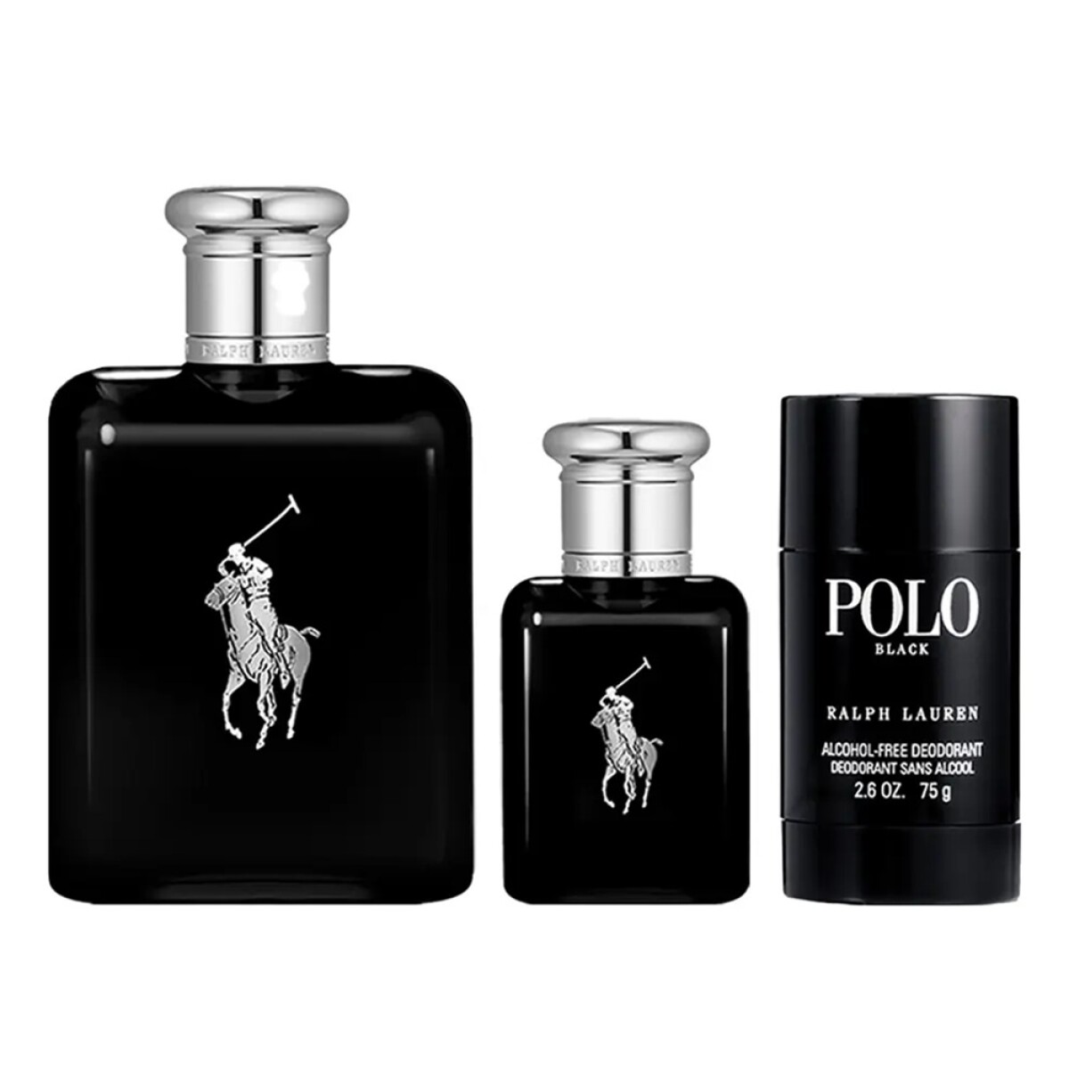 Perfume Ralph Lauren Polo Black Edt 125 Ml. + Edt 40 Ml. 