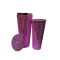 Vaso Metalizado Perlas x1 Fucsia