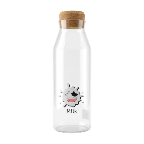 BOTELLA DE VIDRIO C/TAPA 1200ML Unica