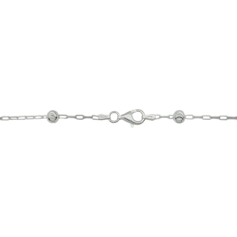 Cadena Bolitas-Plata 925-Sin Piedra-CD3022 sinpiedra