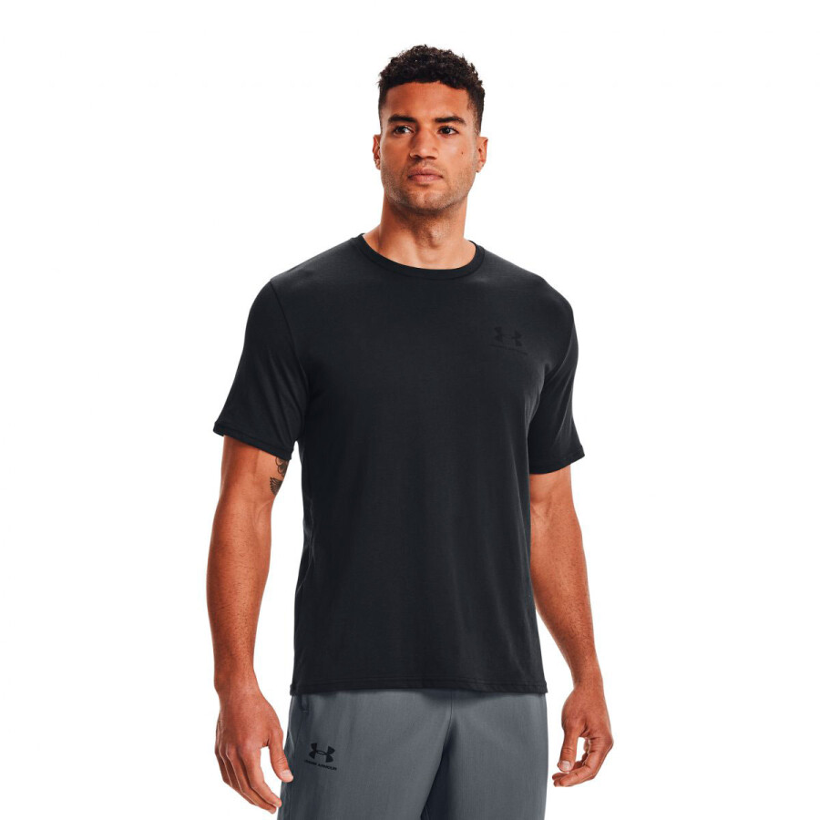 Remera de Hombre UNDER ARMOUR M Sportstyle Lc Ss Negro