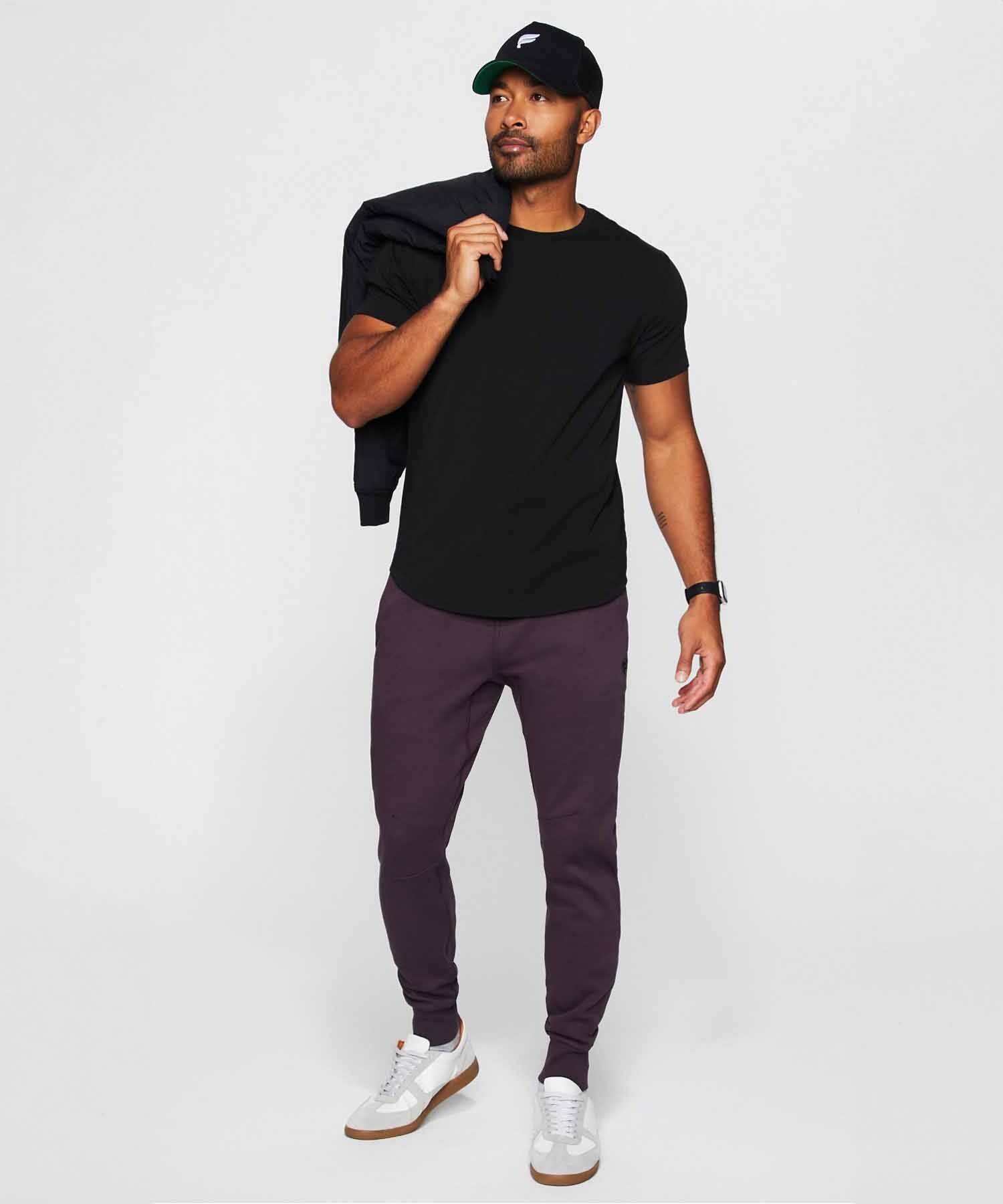 Polo Manga Corta The 24-7 Tee Curved Hem Hombre Black