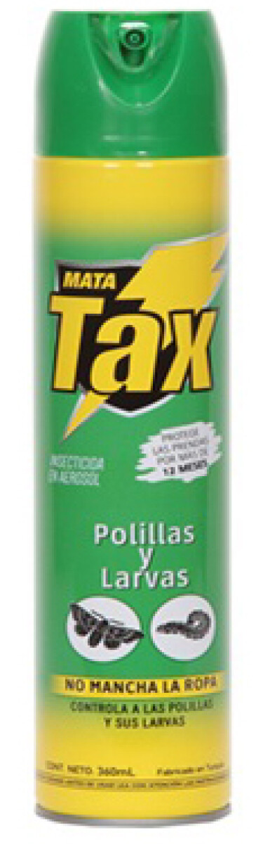 INSECTICIDA TAX AEROSOL MATA POLILLAS 360 ML 