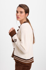 Cardigan Pinos Crudo