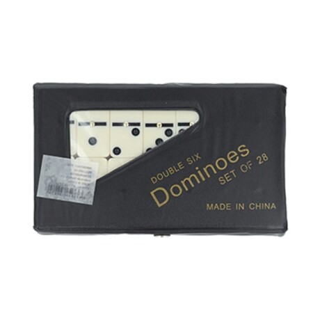 Juego de Mesa Domino Clásico con Estuche NEGRO