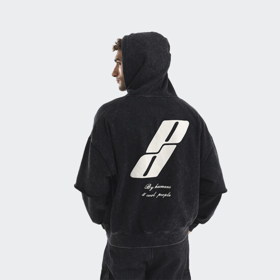 Hoodie Pulau Cool People Negro