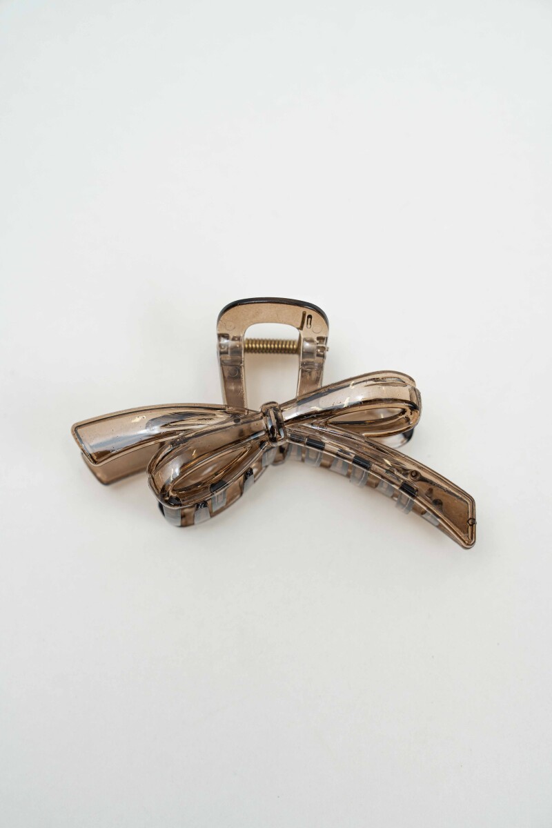 Pinza De Pelo Moño - Marron 