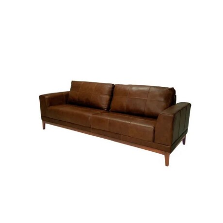 SOFA MONTE CARLO, CUERO 3 LUGARES MARRON SOFA MONTE CARLO, CUERO 3 LUGARES MARRON
