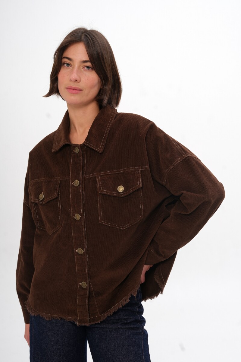 Sobrecamisa Serrana Chocolate