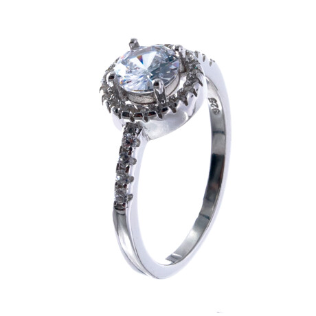 Anillo de plata 925 rodinado, SOLITARIO. Anillo de plata 925 rodinado, SOLITARIO.