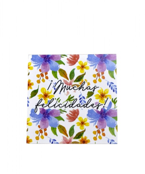 Tarjeta felicidades 10x10 DISEÑO 1