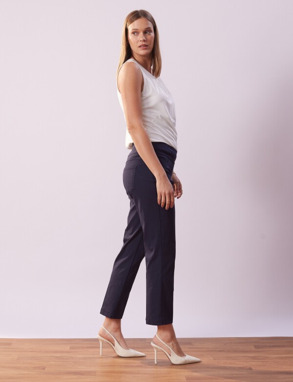 Pantalon Pull On Ankle AZUL