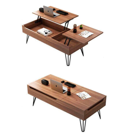 Mesa Ratona Auxiliar Doble Elevación 120cm con Patas 118-4 001