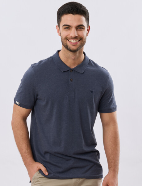 REMERA POLO LISA JERSEY Denim