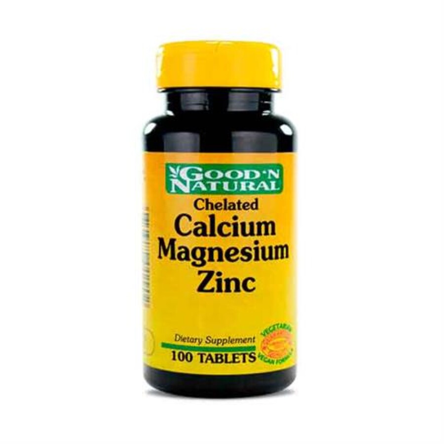 Calcio, Magnesio y Zinc x 100 tabletas - Natural Life Calcio, Magnesio y Zinc x 100 tabletas - Natural Life