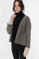 Sweater Glass Negro/Beige