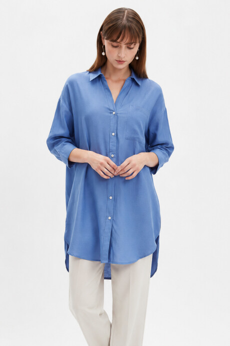 Camisa Ryan Azul Oscuro