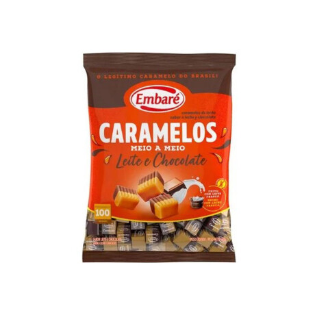 Caramelos de Leche EMBARÃ 660g 100u Leche y Chocolate