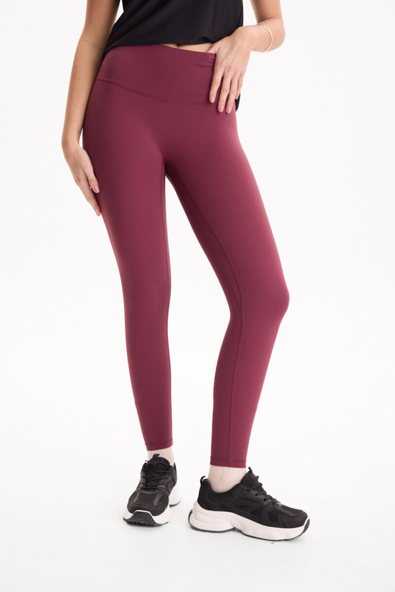 Calza Deportiva Luna Bordeaux