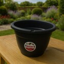 MACETA NEGRA REDONDA 20CM MACETA NEGRA REDONDA 20CM