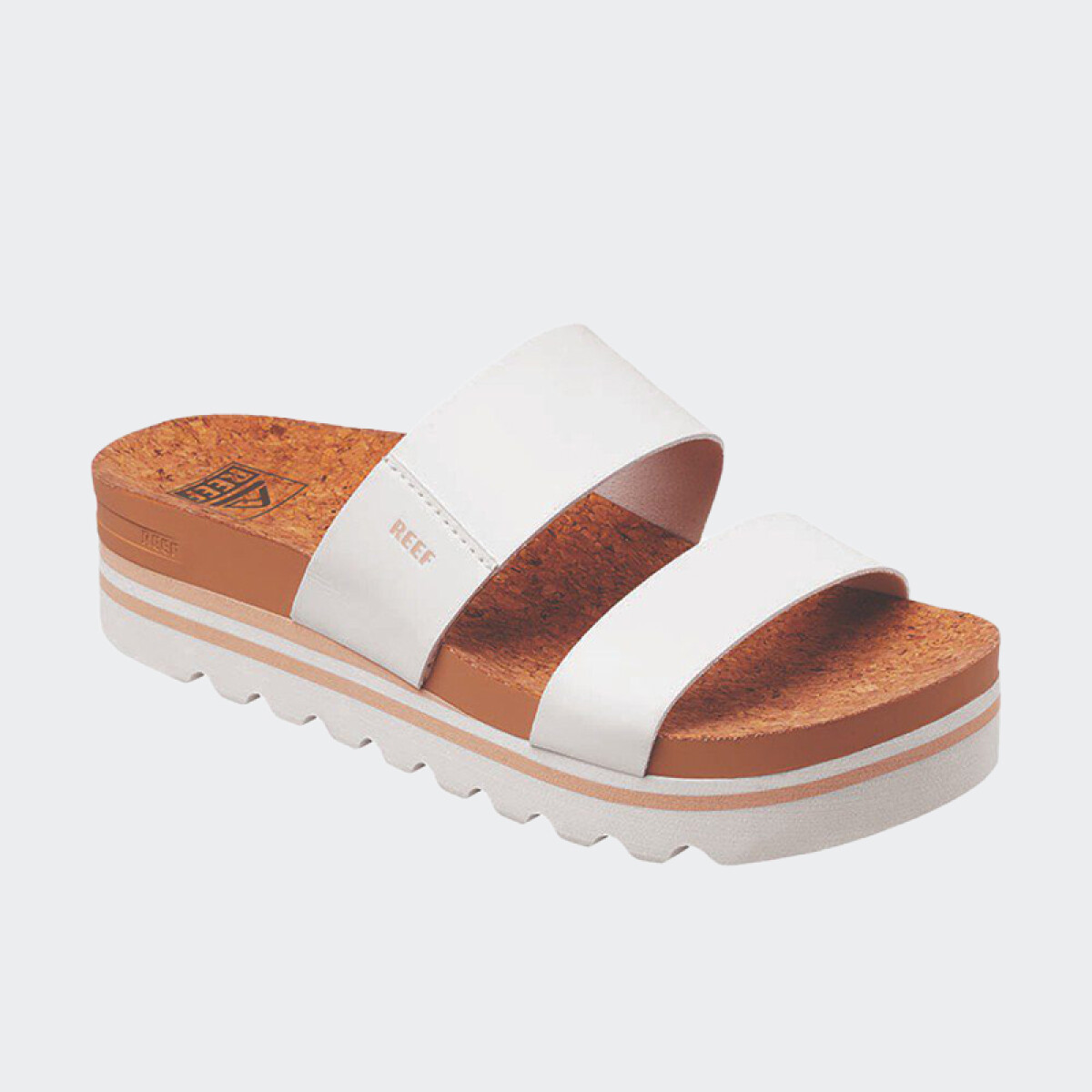 Sandalias Reef Cushion Vista Hi Cloud - Blanco 