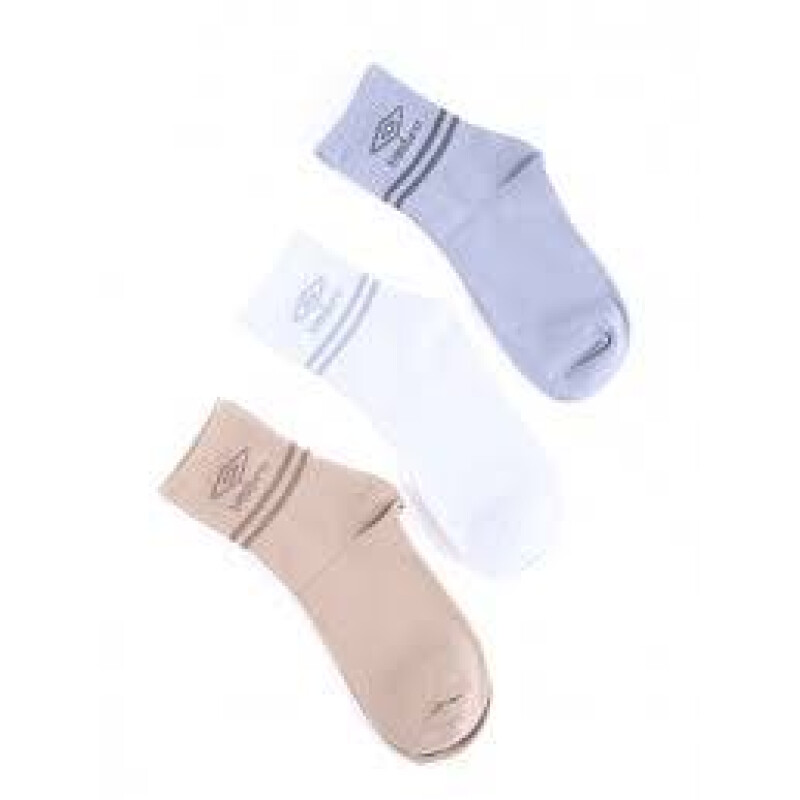PACK MEDIAS CASUAL Hombre 20395456 Gris-beige