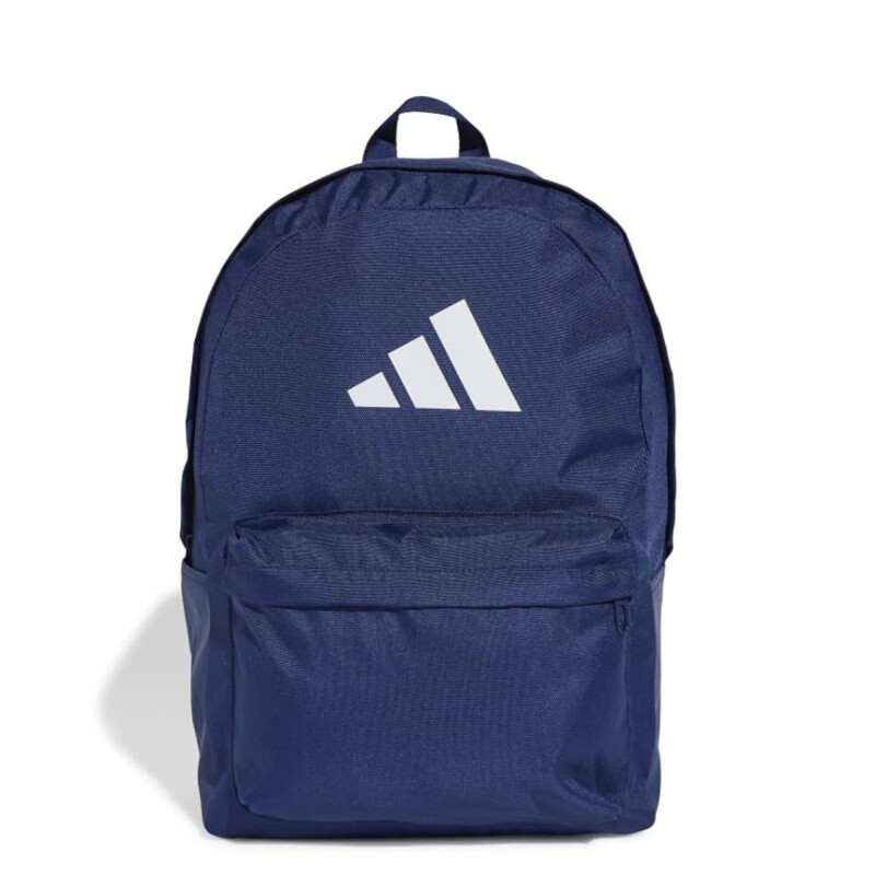 Mochila Adidas Classic 3 Logo Azul - Blanco