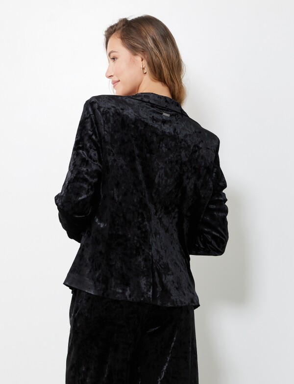 Blazer Velvet NEGRO