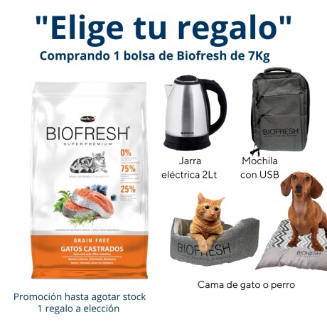 BIOFRESH GATOS CASTRADOS X 7.5 KG Biofresh Gatos Castrados X 7.5 Kg