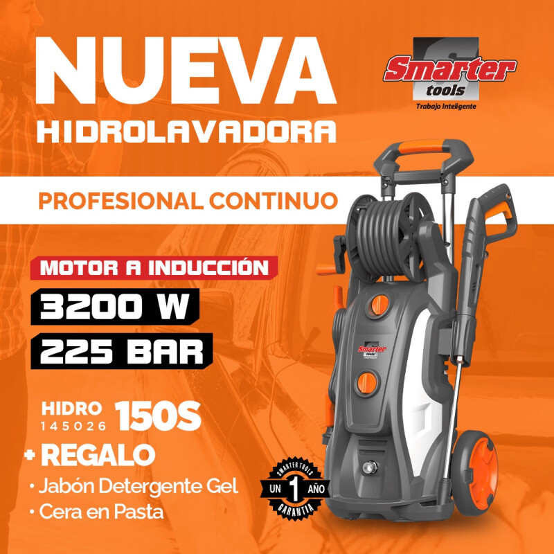 Hidrolavadora Smarter inducción 150 bar Hidrolavadora Smarter inducción 150 bar