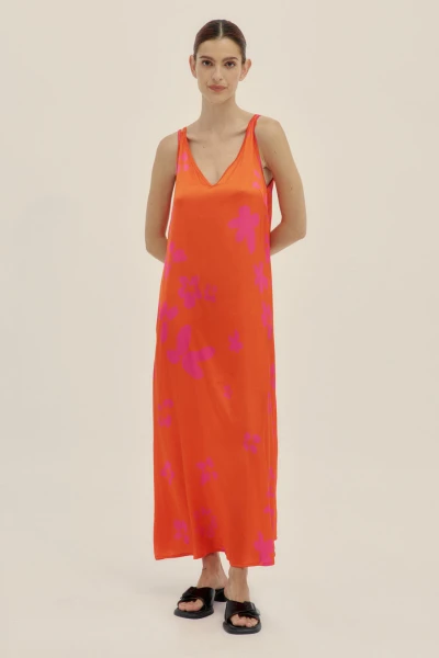 NAT DRESS Blossom Red
